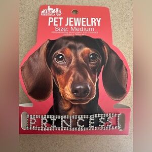 Pet Jewelry Princess Necklace Size Medium By Pawsitively Fun! New